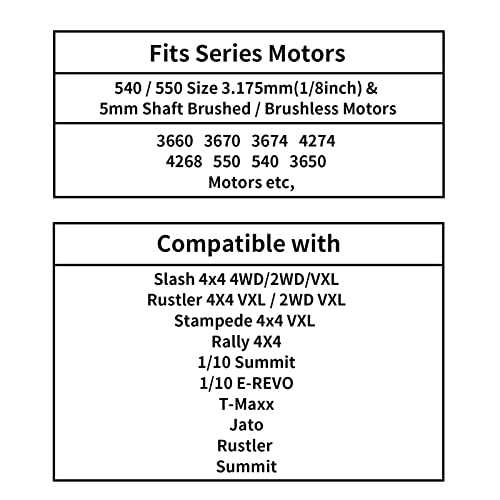 Metal Steel 54T 32P Spur Gear with 15T/17T/19T Pinions Gear Sets Replace 3956 for Traxxas Slash Rustler Stampede E-REVO Summit ST Rally Raptor R T-Maxx 2WD VXL