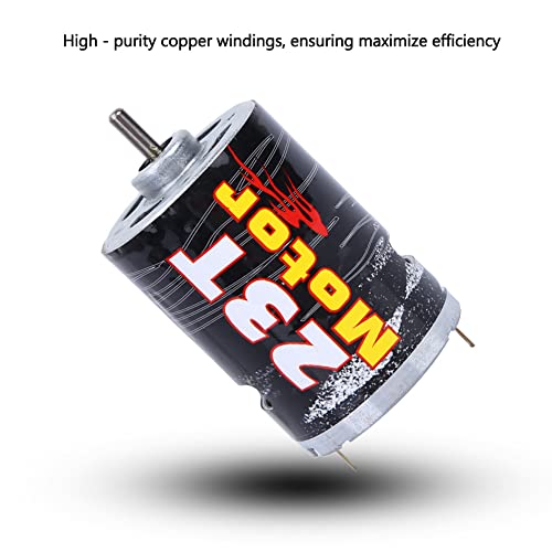 540 Brushed Motor Spare Part Accessory for 1/10 RC Car Boat Model, High - Purity Copper Windings with Super Large Bearing, Precisely Balanced Rotor for Stable Performance (M540-23T) - size: M540-23T
