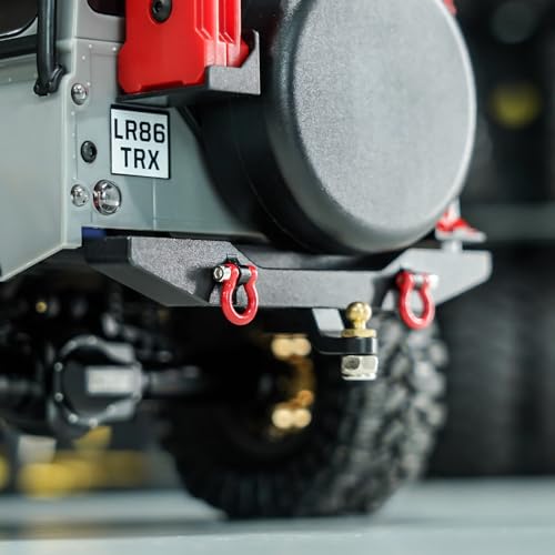 INJORA D Rings Tow Hooks with M1.4 Screws for FCX18 LC80 TRX4M Defender