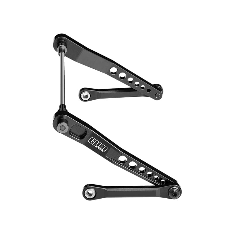 GPM 7075-T6 Alloy Rear Sway Bar Set for Products 1/10 H10 Optic Kit-Vps09027 (Black) - color: Black