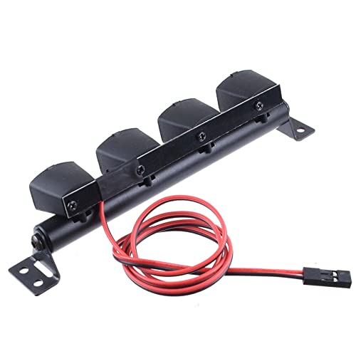 RC Car Roof Lamp LED Light Bar for 1/10 1/8 RC Crawler Rally Monster Truck Trx4 SCX10 D90 (6 LED)