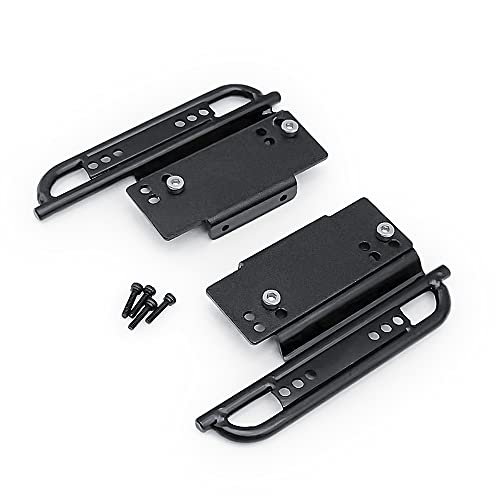 Metal Pedal Side Board Rock Sliders Upgrades for All Axial SCX24 Deadbolt JLU C10 CRC Bronco Gladiator 1/24th RC Crawler Car