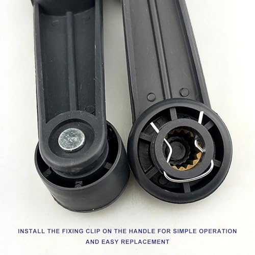8PCS Car Window Handle Crank Retainer Clips, 76980 Automotive Window Metal Crank Retaining Clips Assortment, Rustproof Vehicle Fasteners for Securing Door Handle Cranks