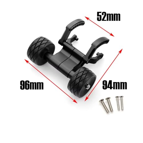 RC Car Accessories for Traxxas for E-Revo 2.0 86086-4 56087-1 1/10 Monster Truck Metal Wheelie Bar RC Car Upgrade Parts Accessories(Black) - size: Black