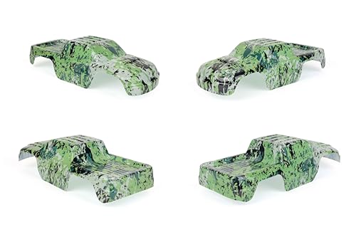 SummitLink Custom Body Compatible for 1/10 Scale RC Car or Truck (Truck not Included) (Camouflage) - style: Camouflage