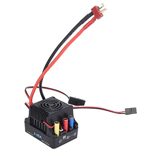 VBESTLIFE 80A Brushless ESC, RC 80A Brushless ESC Electronic Speed Controller for 1/8 RC Car Upgrade Parts