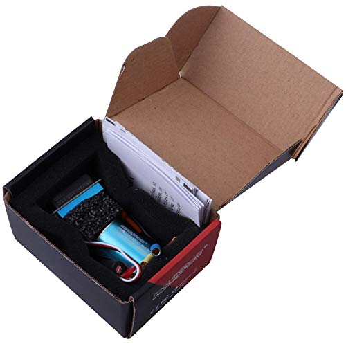 HobbyPark 2435 4800KV Brushless Motor and ESC Combo 25A Electric Speed Controller for Traxxas 1/18 LaTrax Teton Desert Prerunner Rally, 1/16 Revo RC Cars Trucks