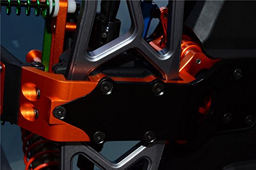 Axial Yeti XL Monster Buggy Upgrade Parts Aluminium Front Lower Arm Bulk - 2Pcs Set Orange