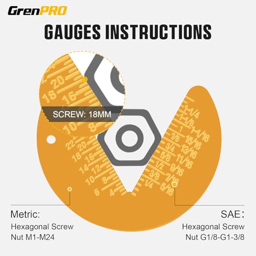 GRENPRO 23PC Flex Head Ratcheting Wrench Set SAE & Metric Mechanic Tools | 1/4"-3/4"&6-18MM Bolt Gauge, CR-V Steel 72-Tooth 180-Degree Flex Head 12Pt, Color Rings, Roll Pouch For Auto & Home Repair - style: 23PCS Flex Head Ratcheting Wrench Set Metric&SAE