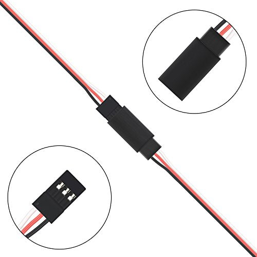 3-pin Male to Female, Male to Male, Y Remote Control Extension Cable (15Pieces)