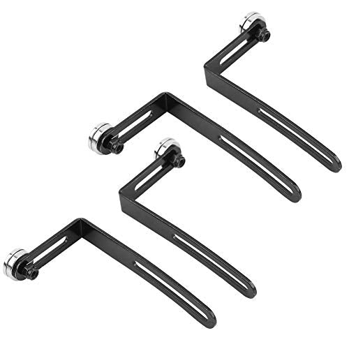 VBESTLIFE Body Mount Bracket for RC Car Shell, 4Pcs Magnetic L Bracket with Strong Magnet for 1/10 Scale RC Crawler, Metal Replacement Mounts for Axial SCX10, Easy Install Shell Mounting