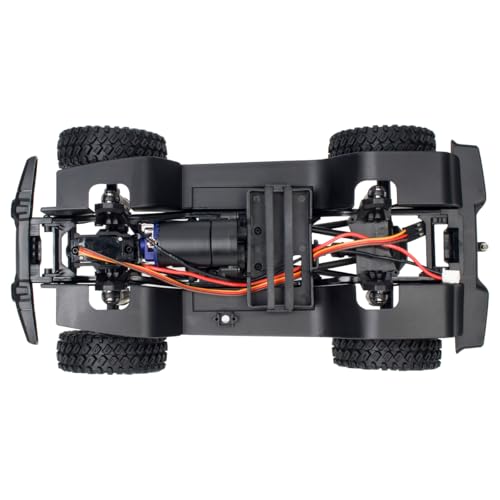 150mm TRX4M Wheelbase Assembled Frame Chassis Front Rear Axles Gearbox for 1/18 RC Crawler Bronco Defender Upgrade Part