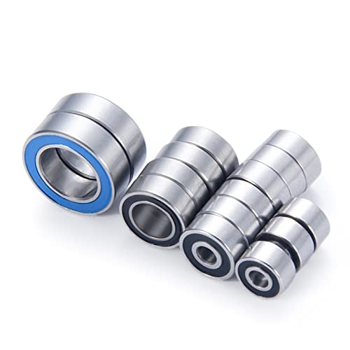 15Pcs Wheel Hub Axle Steel Sealed Bearing Kit for Kyosho Mini-Z | MA020 1/28 Sport RC Car Upgrade Parts