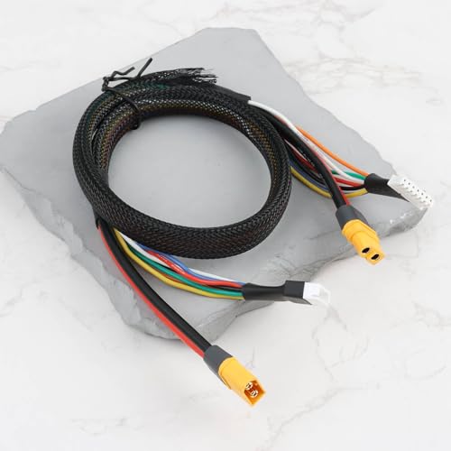 6S Charge Balance Battery Cable XT60 Male to XT60 Female Lipo Connector 12AWG for RC Cars Trucks Buggies, 60cm