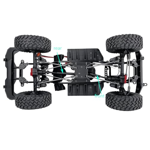 RC Drive Shaft Steel Front & Rear Driveshaft 88-115mm & 122-151mm | For Axial SCX10 III AXI03027 Base camp 1/10, RC Crawler Car, Upgrade Part
