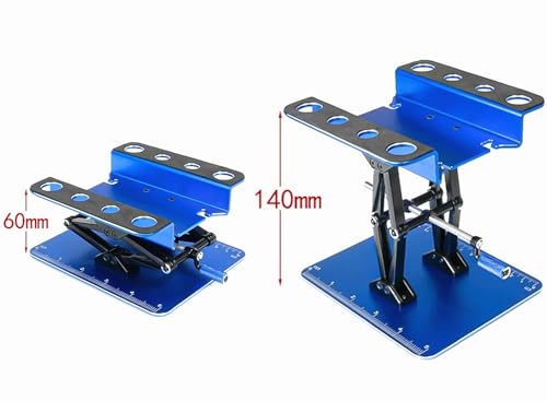 RC Car Work Stand Upgrade 1/8 1/10 1/12 Scale TRX4 Axial Redcat Losi RC Crawler Monster Truck Buggy,Aluminum Repair Workstation 360 Degree Rotation Lift Lower.