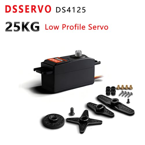 25KG Low Profile Servo for 1/10 RC Car Robot Model Upgrade (Control Angle 270°)