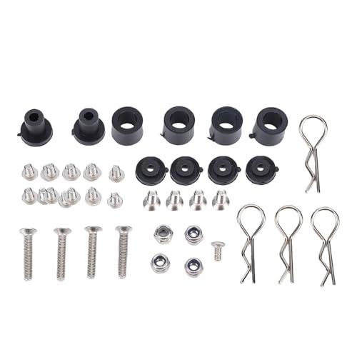 8Pcs RC Body Mounts, Adjustable Magnet Post Kit 1/8 1/10 Remote Control Car Cover Column for Vehicle Model