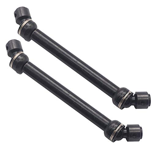 2Pack ShareGoo Universal Steel Centre Drive Shaft Dogbone Compatible with Tamiya CC01 Axial SCX10 D90 HSP 94180 Redcat 1/10 RC Crawler Car (112-152mm)