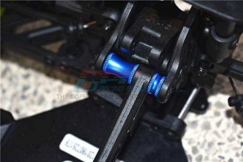GPM for Arrma 1/7 Mojave 6S BLX Upgrade Parts Aluminum Collar for Rear Chassis Brace - 2Pc Set Red