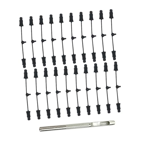 Yiju 20 Pieces RC Car Retainer Strips RC Rubber Retainer Pull Tabs Attachments RC Car Accessories Body Clip Retainer Utility Small Size Elastic Rubber, 21 Pieces - color: 21 Pieces
