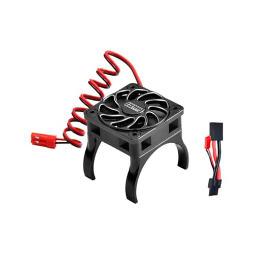 GPM 6061-T6 Alloy High Speed Cooling Fan 18000 RPM Compatible with 36Mm Motor for Mini Xrt Vxl 3S-108076-1 (Black) - color: Black