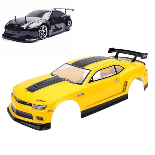 YOUTHINK RC Car Body Shell, 1/10 Scale PVC Model Car Body with Clear Pattern Design for 26cm Wheelbase Remote Control Racing