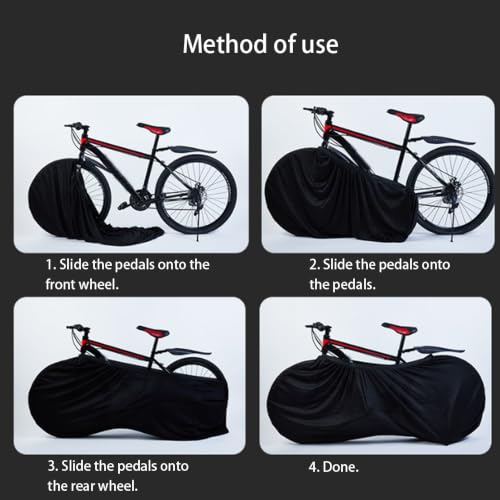 Bike Wheel Cover for Van Rysel RC 500 V2 Bike Tire Wheel Covers Dust-Proof High Elasticity Bicycle Protection Storage Bag,28-29Inches - size: 28-29Inches