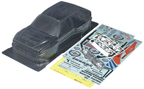 Tamiya 51401 Car Kit Lancia Delta HF Integrale - Accessories for Remote Controlled Car, Replacement Body, RC Model Building, Multi-Colour, Unpainted