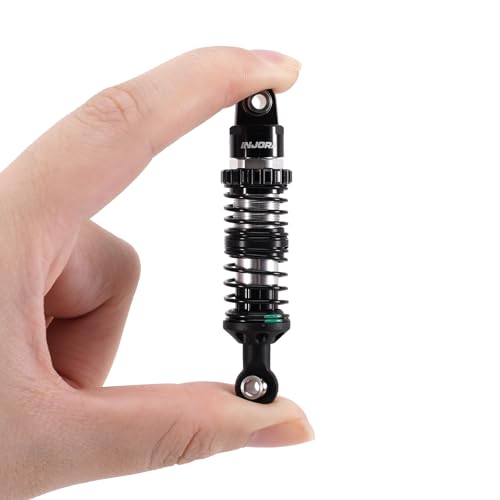 INJORA DRX 80mm Dual-rate Spring Oil Shocks for TRX4 SCX10 1/10 RC Crawler - size: 80mm