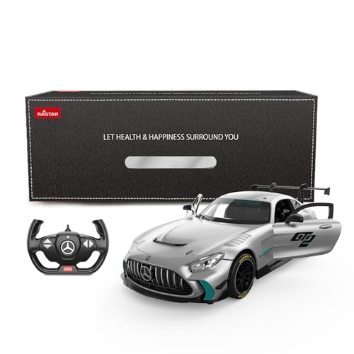 RASTAR 1/14 RC Car Mercedes AMG GT2 Toy Car Mercedes Remote Control Car for Kids, 2.4GHz Silver Model Car - color: Amg Gt2, size: 1/14
