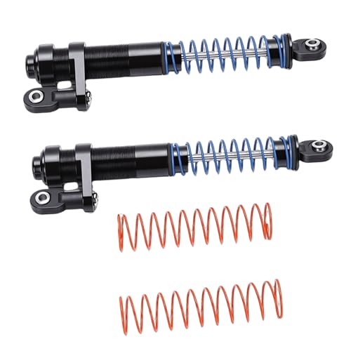 Pomya 78-100mm 1/10 RC Shock Absorbers Dampers | Threaded Adjustable Oil Filled, High Strength Aluminum Alloy for Rock Crawlers Suspension Upgrade