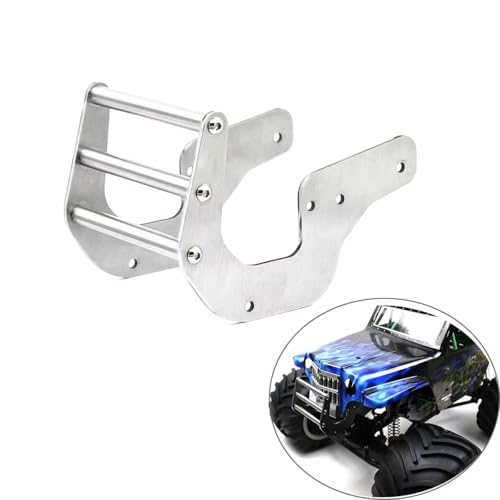 RC Bumper For LOSI For LMT 4WD Solid Axle Monster Truck Off-Road Vehicle Front Bumper Metal Front Anti-collision Protection Bar Upgrade Parts Repair