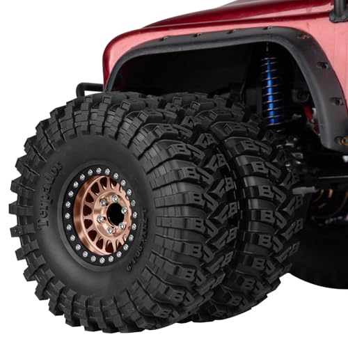 RC 1.9 Dually Beadlock RC Wheel Rim for 1/10 SCX10 90046 AXI03007 TRX4 TRX6 VS4-10 Gen7 Gen8 MST CFX D90 RC Crawler,Aluminum 1.9 Dually Beadlock Wheels Rims w/Adjustable Offset (4PCS) Bronze - color: Bronze/Dually Beadlock