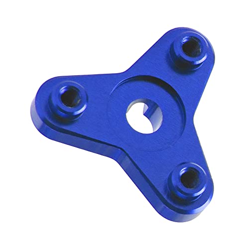 Aluminum Alloy Slipper Clutch Eliminator Compatible with Traxxas E-Maxx E-Revo Summit T-Maxx 3.3 Revo 3.3 1/10 RC Car Upgrade Parts (Blue) - color: Blue