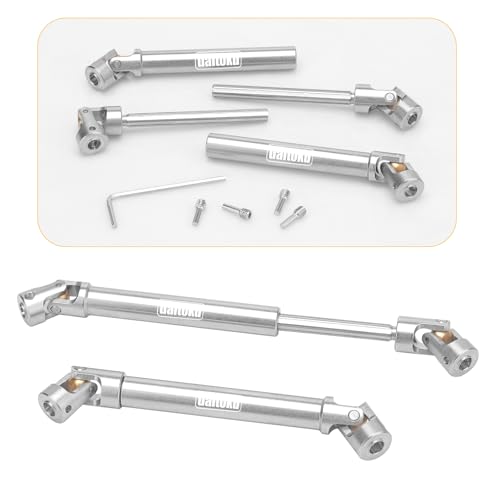daitoku Stainless Steel Drive Shaft (112-165mm) for 1/10 Traxxas TRX6 Axial SCX10 Wraith Capra D90 TF2 Redcat GEN8 RC Crawler Car (2PCS)
