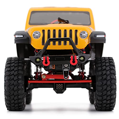 INJORA ES08MA Metal Gear Servo with Mount and Horn for SCX24, Black Brass - color: Black Brass