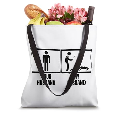 Remote Control Racing Your Husband My Husband Wife RC Cars Tote Bag