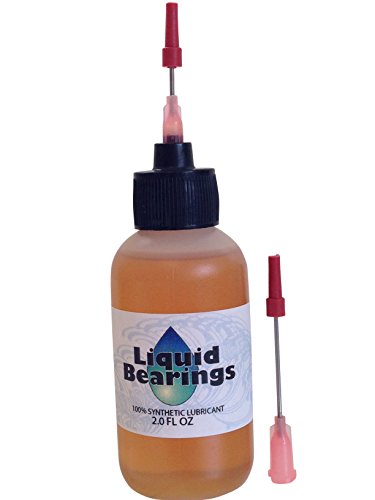 Large 2 oz. Liquid Bearings, 100%-Synthetic Oil for HO, 1/32, 1/24, All Scale Slot Cars, Makes Cars Faster!! C