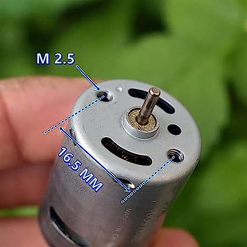 Gear Motor,dc Geared Motor,Small Motor,370 Carbon Brush Motor, DC 3.7V-11.1V 51000RPM, RK-370SD-5028 Ultra-High Speed Power Motor for DIY RC Toy Car Boat Water Gun Model