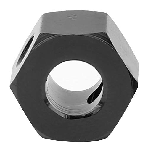 5mm to 12mm Aluminum Alloy Wheel Extension Hex Drive Hub Adapter for RC Car WPL D12 RC Truck(Black)