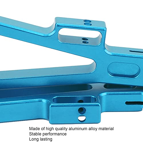Srliya 2pcs RC Suspension Arm Aluminum Alloy DIY Upgrade Front and Rear Lower Swing Arm for JLB 1/10 Truck (Blue)