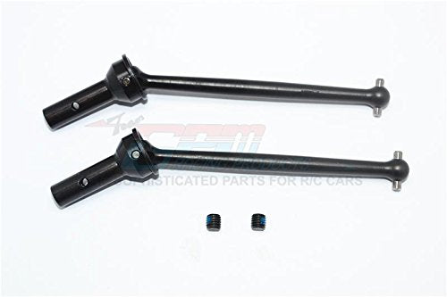 GPM For Arrma Senton 6S BLX (AR102654) Upgrade Parts Harden Steel #45 CVD Shaft For Front or Rear - 1Pr Set Black