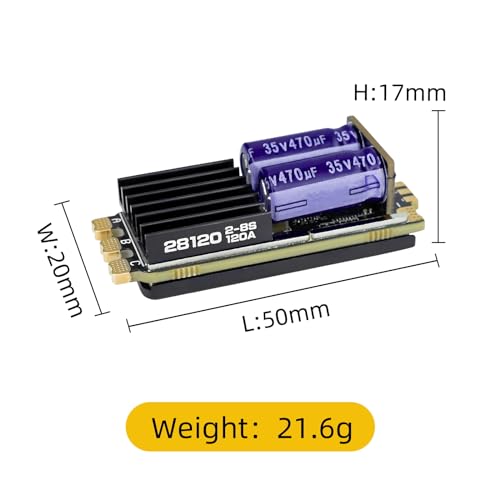 120A ESC 2-8S Brushless AM32 for RC Cars Boats Trucks | STM32G071, 64MHz, Forward Reverse Brake, Dshot, PWM, Oneshot, Multishot