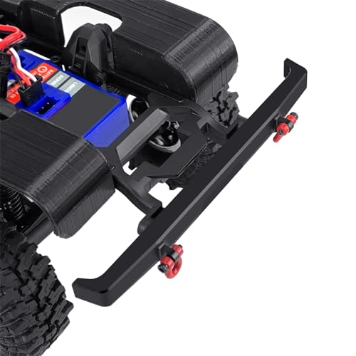 RCHUBAM Rear Bumper with Trailer Hitch Hooks for 1/18 TRX4M K10 | Aluminum Alloy RC Upgrade Parts - style: Rear Bumper