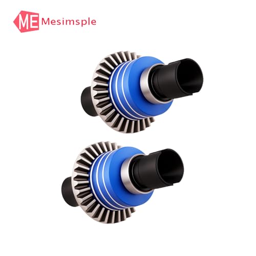 45# Steel Front Rear Differential Diff Input Gear Set for 1/16 H16BM H16PL H16DR H16207 16208 16209 16210 H16 1/14 14301 14302 14209 14210 Series Upgrades Part Blue - color: Blue