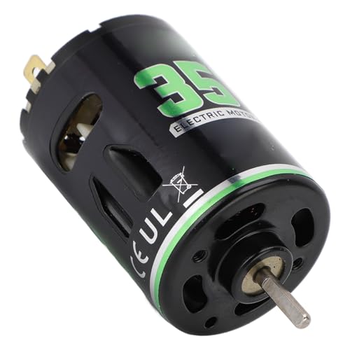 20T Brushed Motor 540 with Blue Heatsink | Replacement for 1/10 RC Off Road Truck, Climbing Buggy, Racing Car (35T) - size: 35T