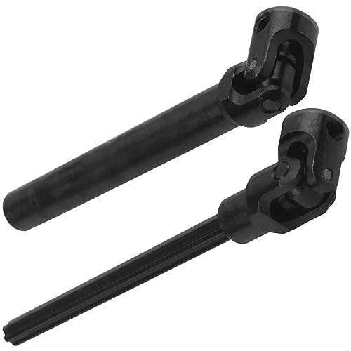 2Pcs Vgoohobby Universal Drive Shaft RC Crawler Driveshaft Compatible with Traxxas TRX4 Axial SCX10 AXI03007 Redcat Gen7 RC4WD D90 TF2 1/10 RC Crawler Car (Black,129-179mm)