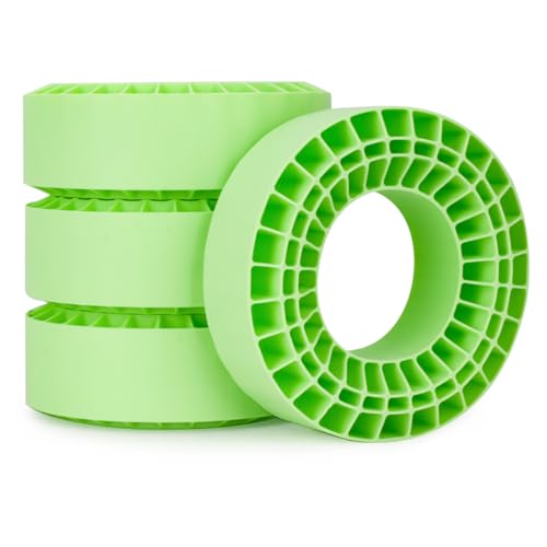 2.2 tire Inserts,4PCS 2.2" Tires Silicone Rubber Insert Foam Waterproof for 132-134mm (5.25" OD) 2.2" Tires (Green) - color: Green