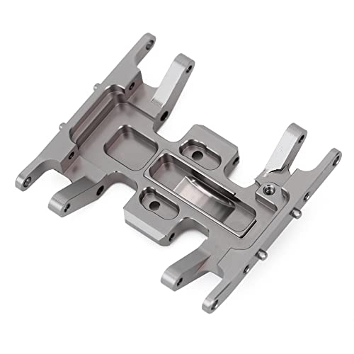 INJORA RC Skid Plate for Axial SCX24 Bronco Gladiator Deadbolt C10 Upgrades Parts 1/24 RC Crawler(Grey) - color: Grey